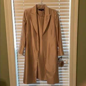 2 piece knee length formal dress/coat